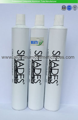 China Skin Care Empty Aluminum Cosmetic Tubes Packaging 50g 28mm Diameter Offset Printing supplier